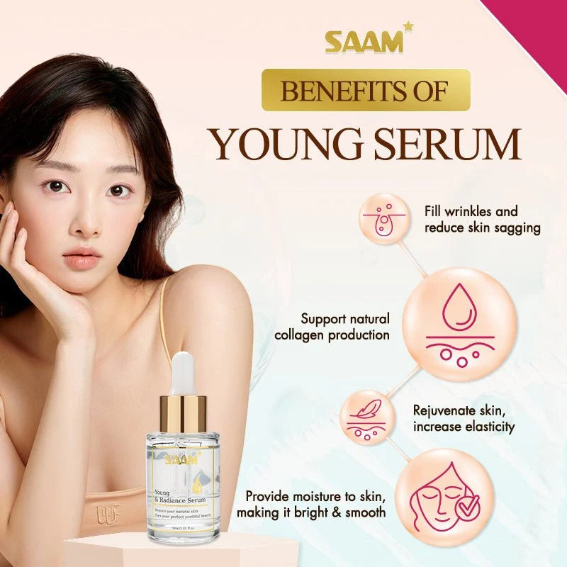 SAAM Young & Radiance Serum – Brightening & Hydrating Face Serum (Original)