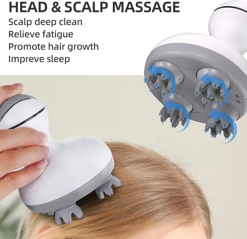 Smart Scalp Massager – Electric Hair & Scalp Massage Brush
