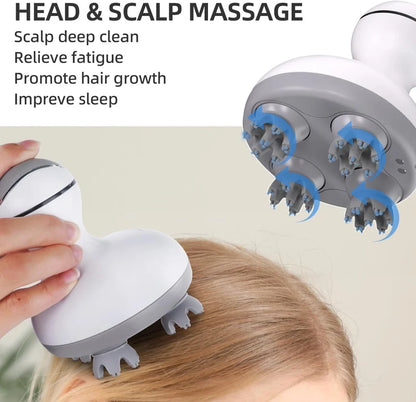 Smart Scalp Massager – Electric Hair & Scalp Massage Brush