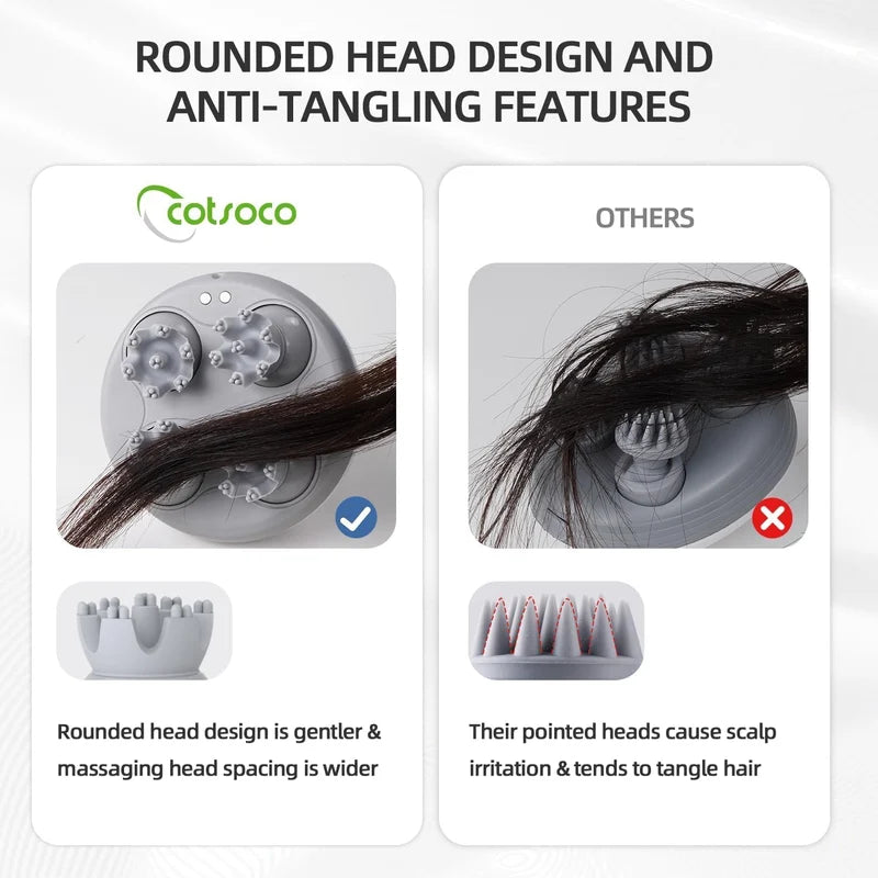 Smart Scalp Massager – Electric Hair & Scalp Massage Brush