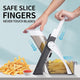 Manual Vegetable Cutter – Multi-Function Food Chopper & Slicer