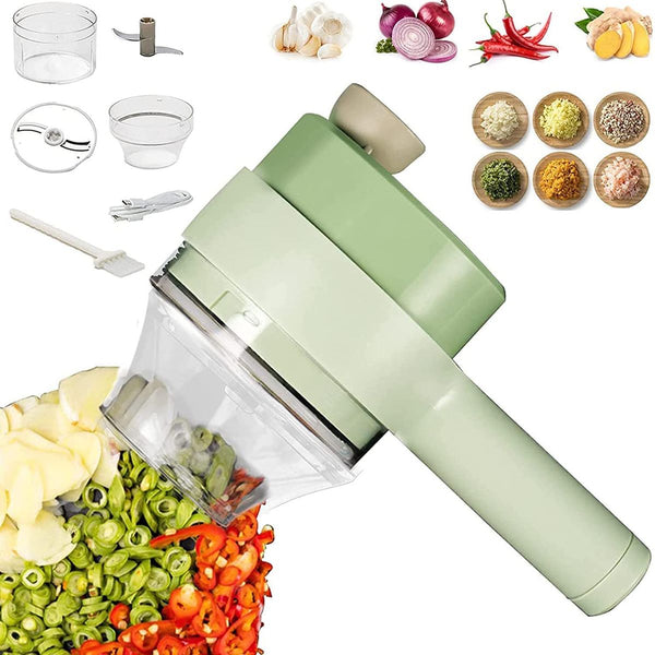 Handheld Food Chopper – Manual Vegetable & Fruit Cutter