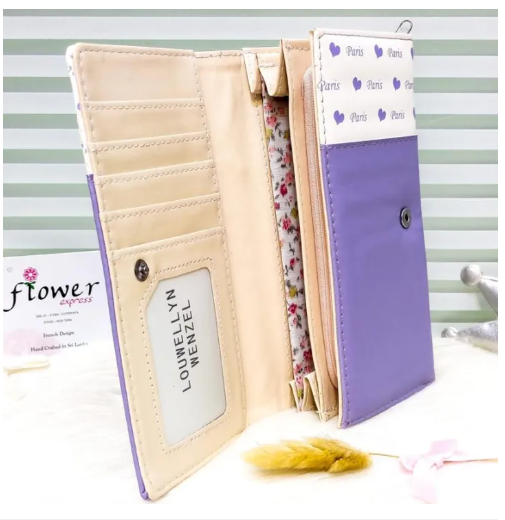 Card Trifold Clutch Wallet – Slim Multi-Card Holder Purse