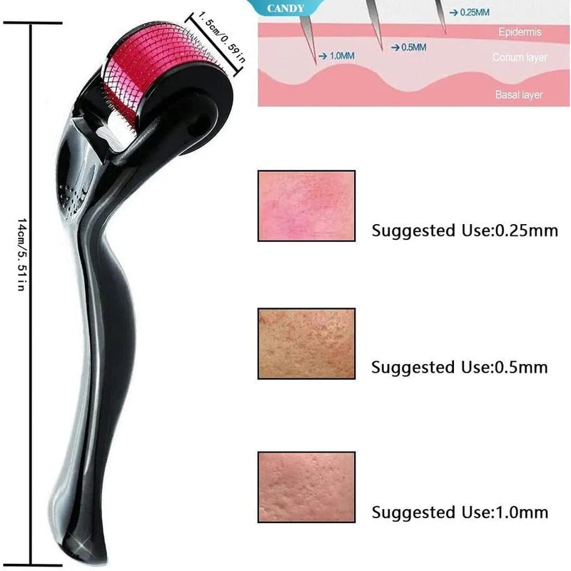 Derma Roller for Face Skin Care and Beauty Routine