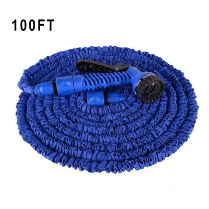 Expandable Garden Hose with Adjustable Spray Nozzle