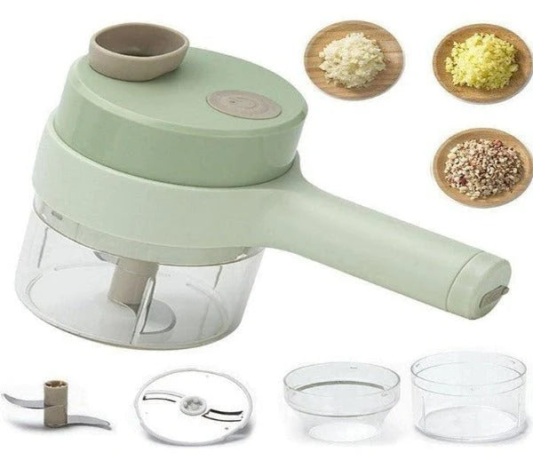 Handheld Food Chopper – Manual Vegetable & Fruit Cutter