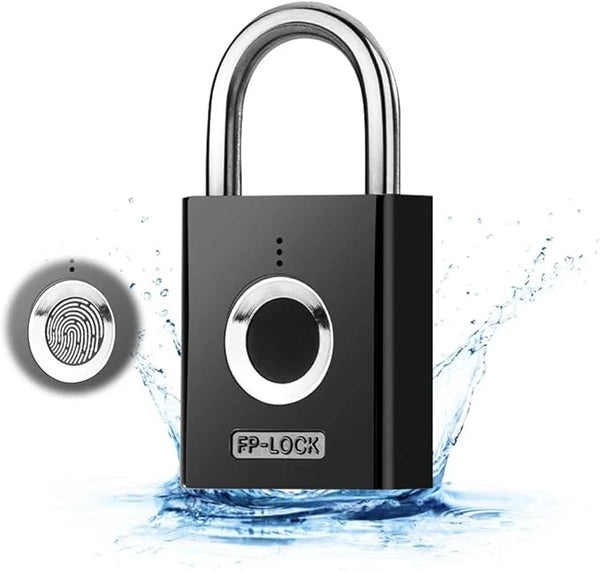 Golden Fox Fingerprint Padlock – Smart Keyless Biometric Lock