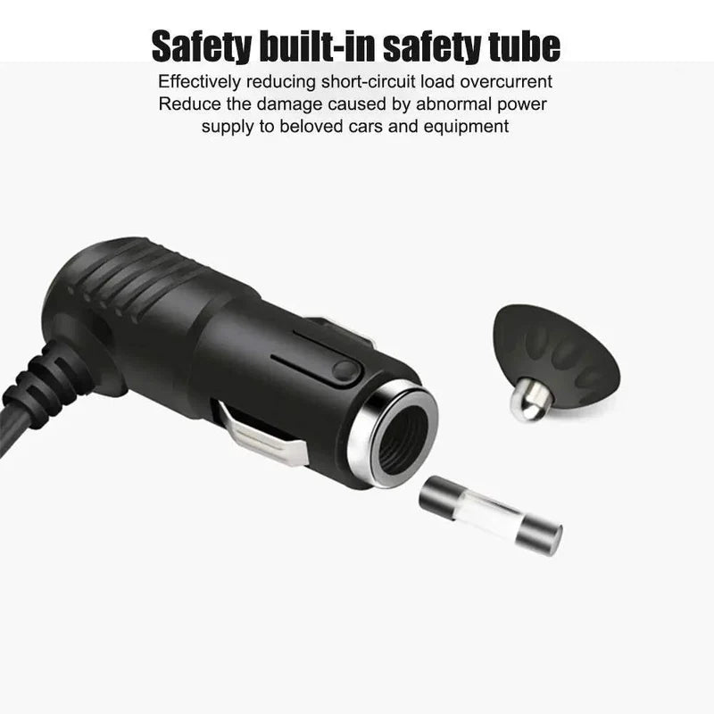 120W Car Charger Splitter – Fast Charging Multi-Port Power Adapter