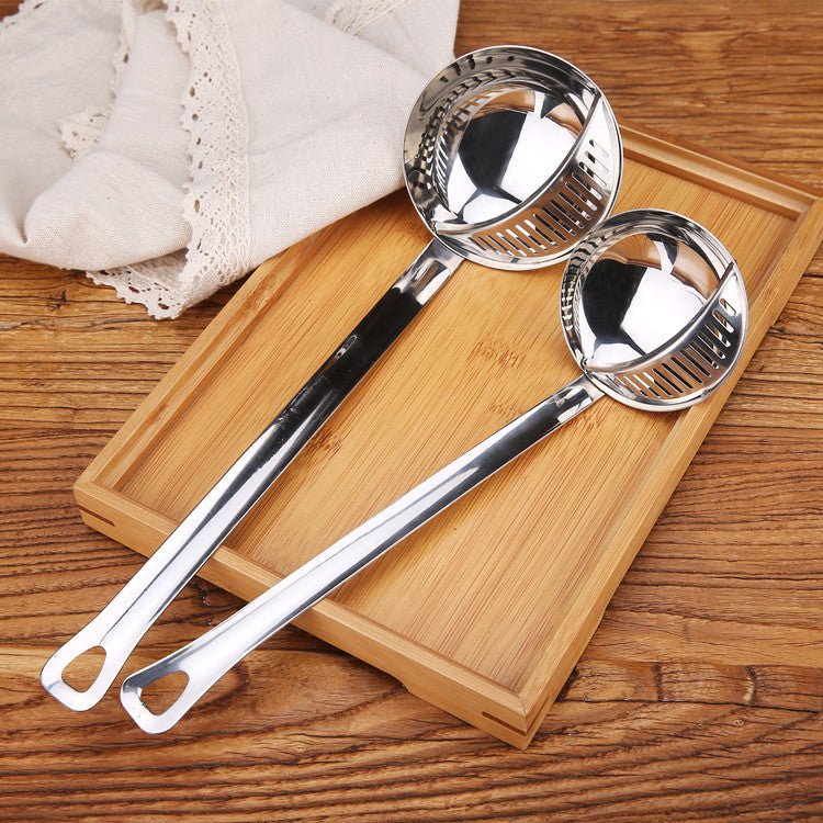 Stainless Steel Kitchen Colander Spoon – Multi-Purpose Strainer Ladle