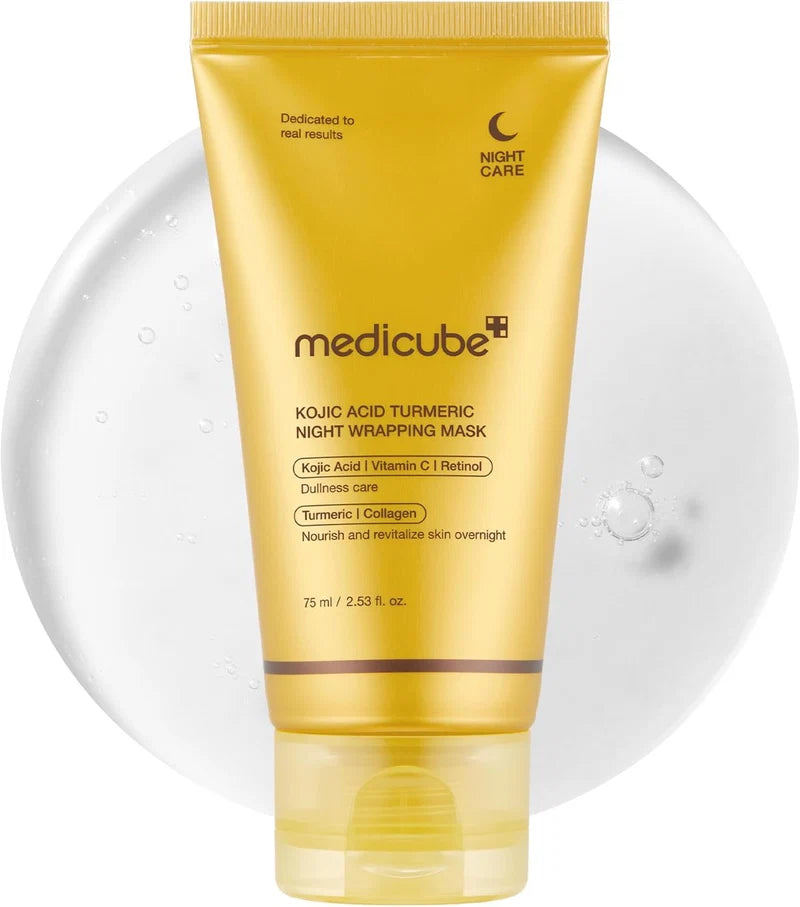 Kojic Acid Turmeric Overnight Face Mask for Glowing Skin