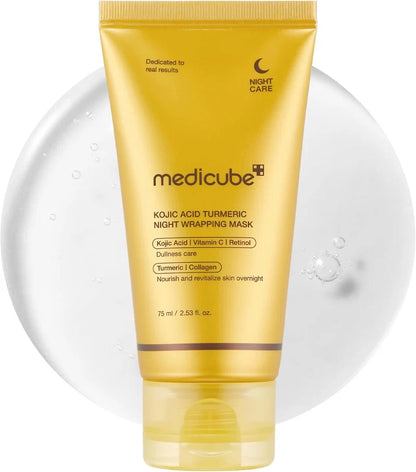 Kojic Acid Turmeric Overnight Face Mask for Glowing Skin