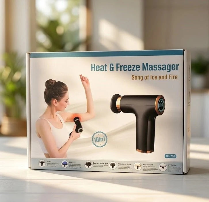 FH-820 Muscle Massage Gun with 4 Attachments