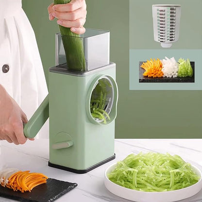 Stainless Steel Vegetable Cutter – Manual Multi-Purpose Kitchen Slicer