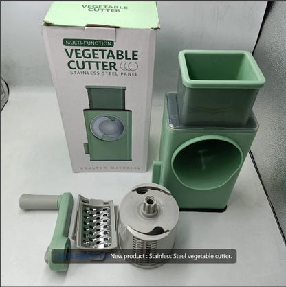 Stainless Steel Vegetable Cutter – Manual Multi-Purpose Kitchen Slicer