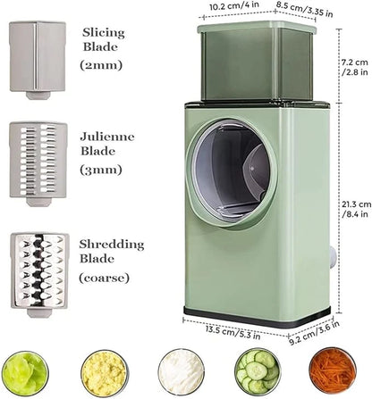 Stainless Steel Vegetable Cutter – Manual Multi-Purpose Kitchen Slicer